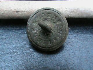 2 - Piece Civil War Connecticut State Seal Cuff Button Dug Confederate Camp In S.  C 2
