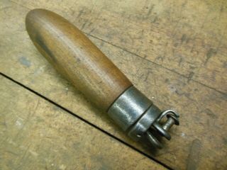 Vintage Auxilary Handle For 1/2 Man Crosscut Saw Disston Simonds Atkins Old Tool