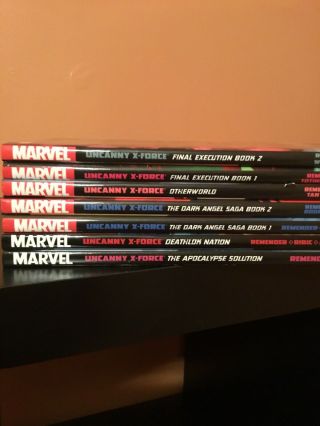 Uncanny X - Force Complete Set Hardcover 1 - 7 Marvel Dc