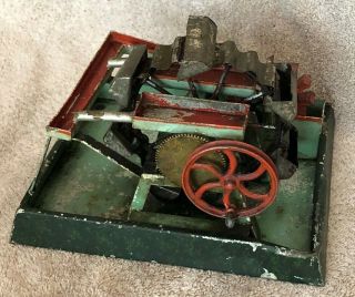 Vintage Dc German Toy Steam Engine Water Wheel