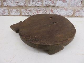 Really Old Antique Wood Treen Kitchen Cutting Board