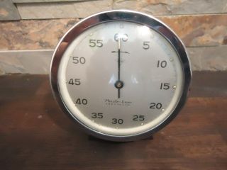 Vintage Minute Timer Chrome Light Blue - Extremely Rare Color - Farmhouse Chic
