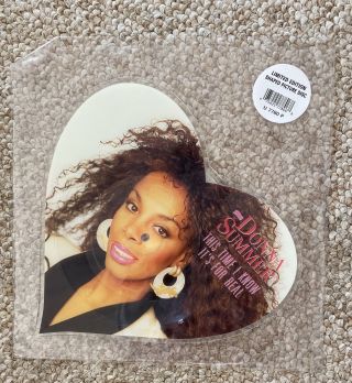 Donna Summer Heart Shaped Picture Disc,  This Time I Know It 