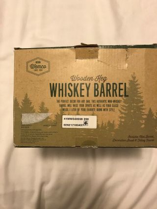 Wemco Wooden Keg Whiskey Barrel 2
