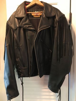 Rare Vintage Harley Davidson Leather Jacket Men’s Large