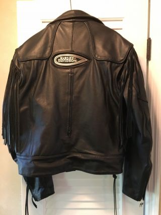 Rare Vintage Harley Davidson Leather Jacket Men’s Large 2