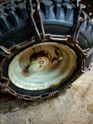 Vintage Ariens Snowblower Wheel Chains Fit 4.  10/3.  50 6 " Tires 910000 Series