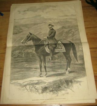1864 Harper ' s Weekly,  Major General George Thomas & William Tecumseh Sherman 2