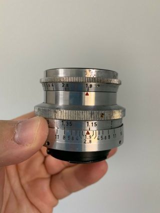 Meyer Optik Primoplan 58mm F1.  9 Vintage Exakta Mount Lens Angenieux
