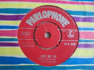 The Beatles - Love Me Do 1962 Uk 45 Parlophone Red Label 1st