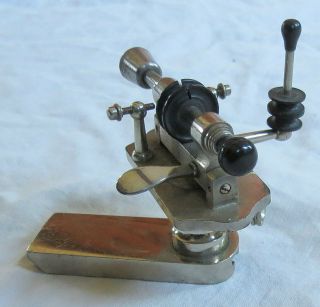 Watchmaker/jewelers Lathe Slide Tool Polisher/grinder? Old Vtg Antique