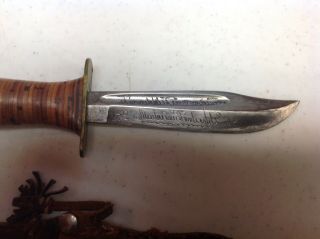 vintage Iisakki Jarvenpaa puukko scout knife made in finland 2
