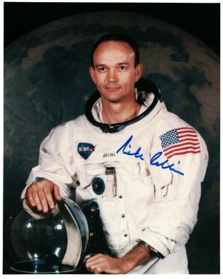 Apollo 11 Nasa Astronaut Michael Collins Signed Photo