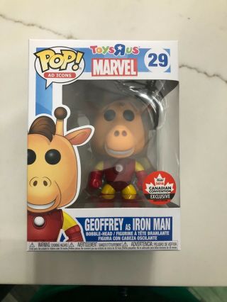 Funko Pop Ad Icons Geoffrey As Iron Man A Canadian Exclusive Limited Edition