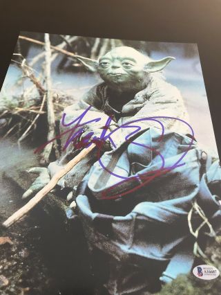 Frank Oz Signed Autograph 11x14 Photo Star Wars Yoda Lucas Ford Beckett Bas X1