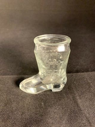 Jim Bean Boot Shot Glass Toothpick Holder
