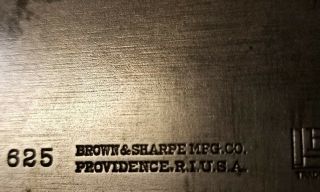 VINTAGE Brown & Sharpe 625 Planer Shaper Gage Gauge • MACHINIST Milling Tools US 3