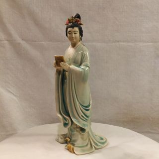Antique / Vintage Asian / Japanese Geisha Porcelain Statue /figurine
