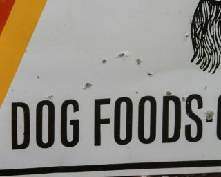 Vintage Metal Sign Dad ' s Dog Foods Sign Cat Pet Store Advertising Wall Hanger 2