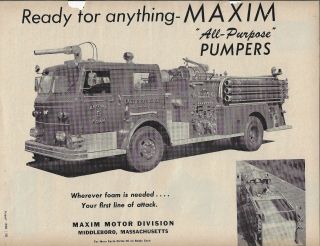 Maxim Fire Pumper For East Providence,  Ri Fire Department - Aug 