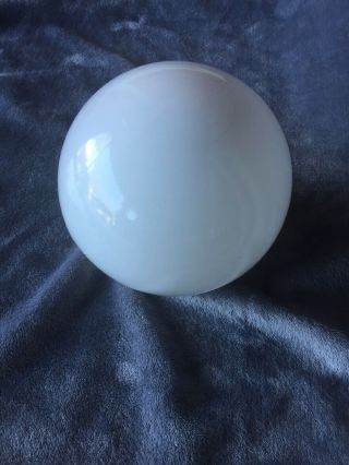 Vintage BAR Milk Glass Globe Lamp Shade 6” Round Light Replacement 3