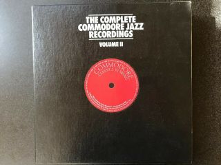 Complete Commodore Jazz Recordings Volume 2 Mosaic Records 23 Lps