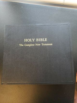 Holy Bible Audio Book 24 16 rpm phonograph records Complete Testament 2
