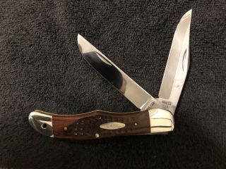Vintage Case Xx 6265 Sab 2 Blade Folding Hunter Pocket Knife Usa