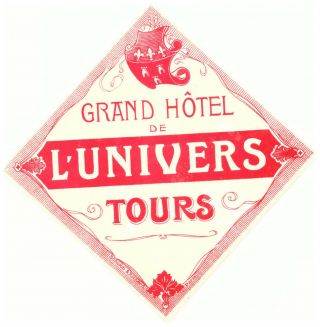 Tours France Grand Hotel De L 