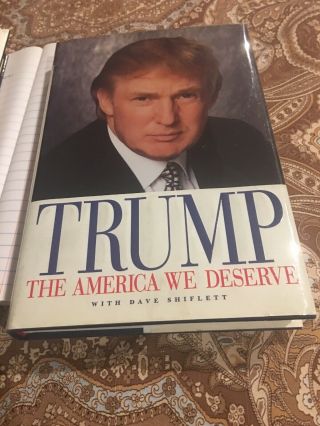 Donald Trump Autographed Book The America We Deserve 3
