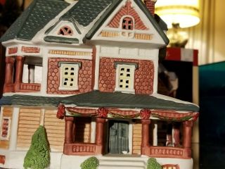 Vtg Lemax Dickensvale Christmas Village Lighted House Victorian 1994