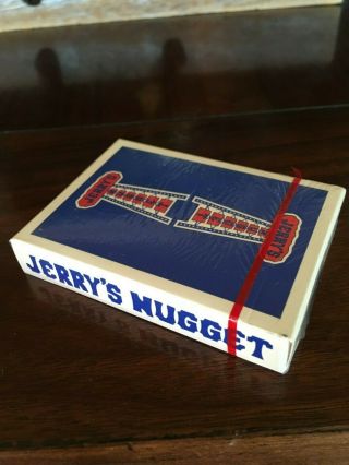 Authentic 1970 Vintage Rare Blue Jerry ' s Nugget Nuggets Playing Cards 2