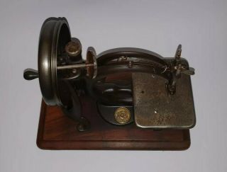 rare vintage/antique Willcox & Gibbs hand crank sewing machine nouveau 3