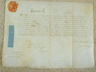 King George I And James Stanhope 1716 Signed Document