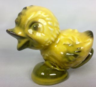 Vintage Goebel W.  Germany Yellow/green Chicken On The Go Porcelain Figurine Rare