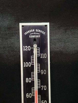 Vintage Johnson Service Company System Of Temperature Regulation Thermometer 3