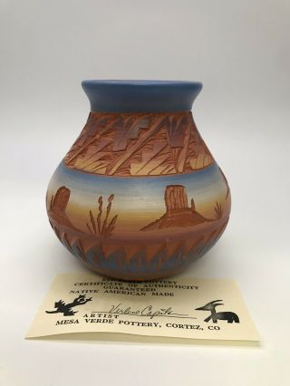 Red Earth Pottery Native American Navajo Pot Mesa Verde Pottery Cortez,  Co