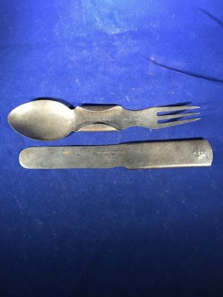 F.  F.  Hassam Richards Patent Warranted Cast Steel Civil War Cutlery Set