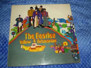 The Beatles - Yellow Submarine - RARE UK MONO Vinyl LP album 1969 2
