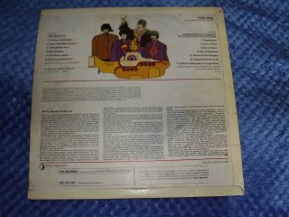 The Beatles - Yellow Submarine - RARE UK MONO Vinyl LP album 1969 3