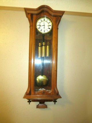 Antique 3 Weight Grand Sonnerie Vienna German Regulator Clock
