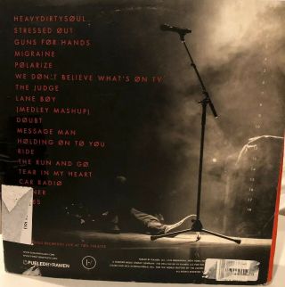 Twenty One Pilots Blurryface Live Vinyl 3LP Limited Edition 2