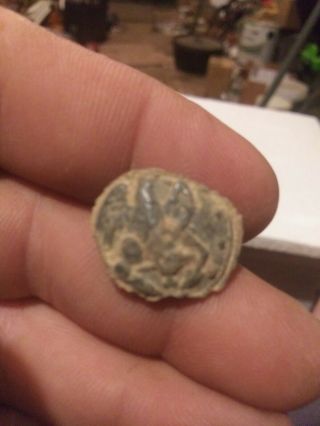 Rare Dug Pewter Navy Button Civil War Relic