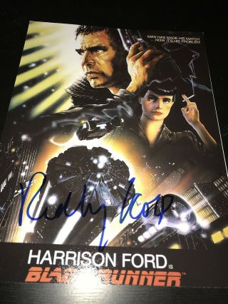Ridley Scott Signed Autograph 8x10 Poster Photo Harrison Ford Movie In Person X2