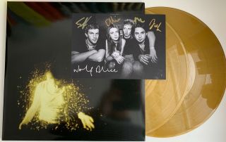 Wolf Alice My Love Is Cool Rare Double Gold Vinyl Lp Album With Signed Postcard