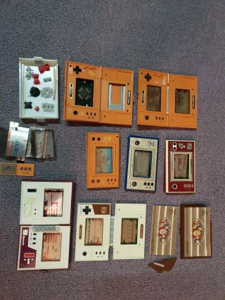 Vintage Nintendo Game & Watch Parts Only.  Donkey Kong Fire Etc Retro Spares
