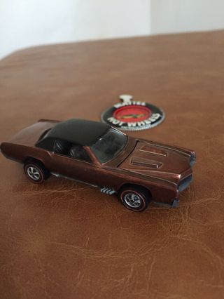 Vintage Hot Wheels Red Line Custom Eldorado W Badge 1968