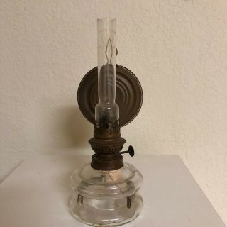 Antique French Oil Lamp Early 1900 