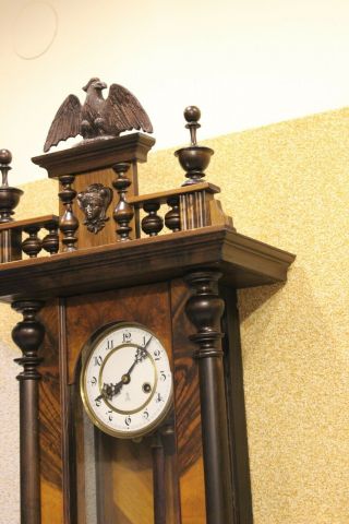 Gustav Becker germany wall clock 1910 3