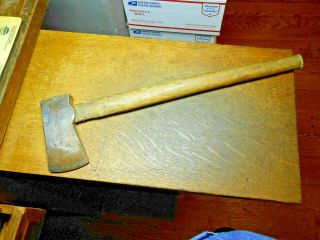 Very Early Small Hand Forged Hatchet 1 Lbs.  9 Oz.  W/ Rectangular Hole